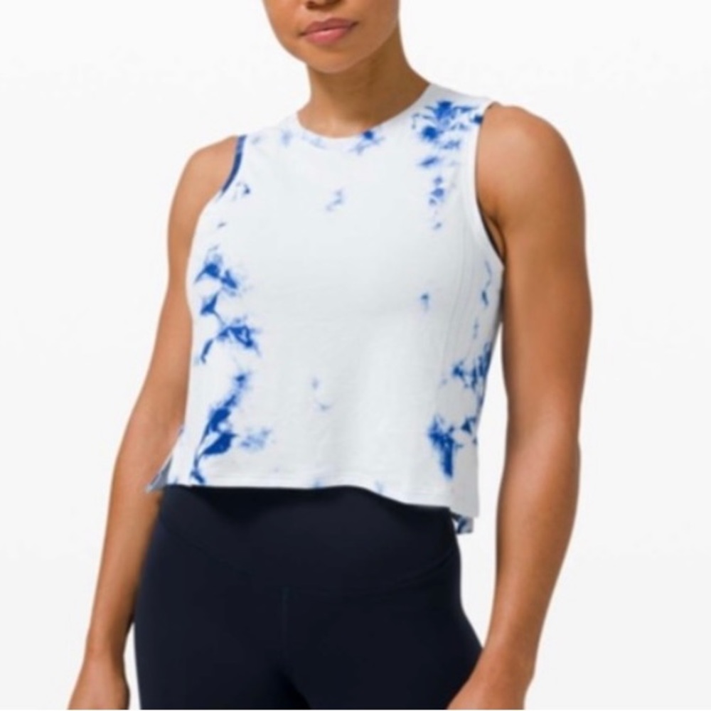 Lululemon Train to Be Tank Shibori Large